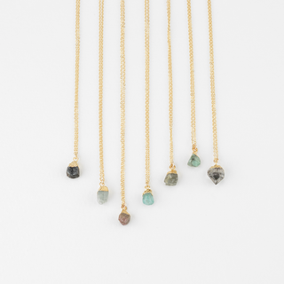 Raw Gemstone Necklace